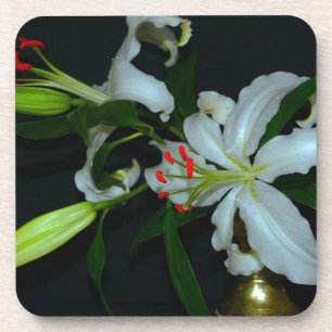 Posavasos Colección irlandesa de Brass y Flores