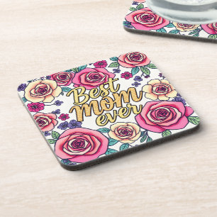 Posavasos Colección moderna de flores de lujo de regalo