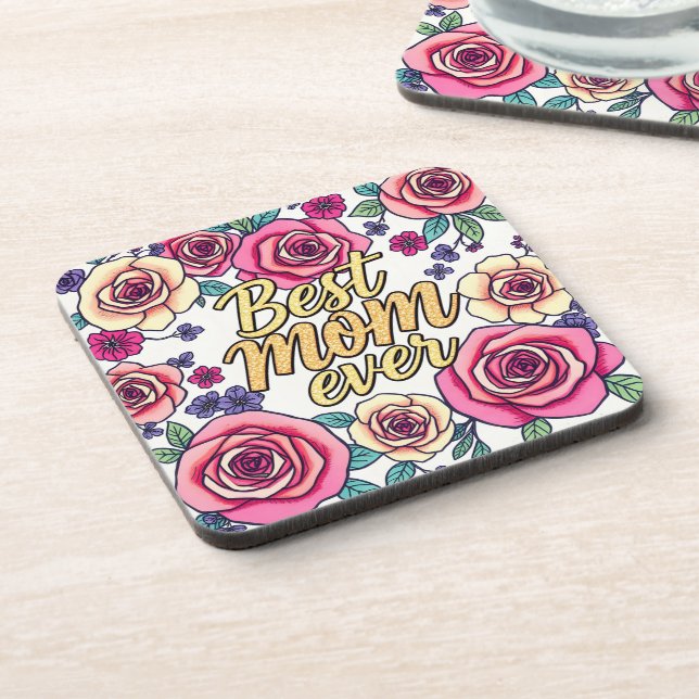 Posavasos Colección moderna de flores de lujo de regalo (Lado Izquierdo)