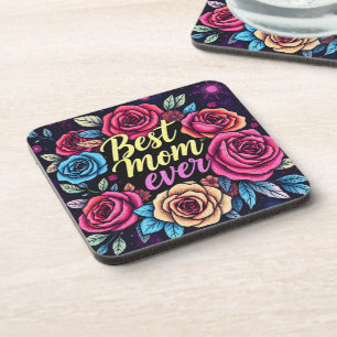 Posavasos Colección popular de flores de lujo de regalo