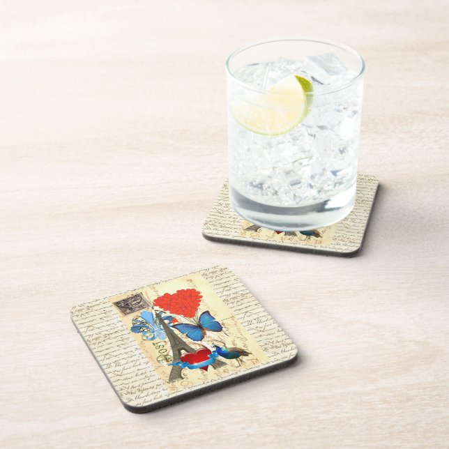 Posavasos Colección romántica de París (Lado Derecho)