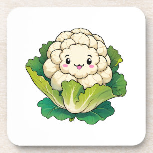Posavasos Coliflor Kawaii
