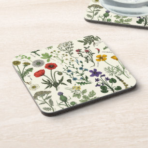 Posavasos Collage de flores silvestres