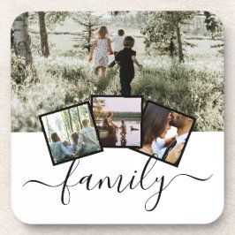 Posavasos Collage de fotos 4 Personalizado de imágenes perso