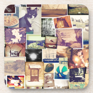 Posavasos Collage de hipster por filtro de fotos de Guay