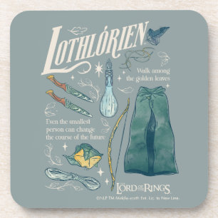 Posavasos Collage Gráfico de Acuarela LOTHLORIEN™