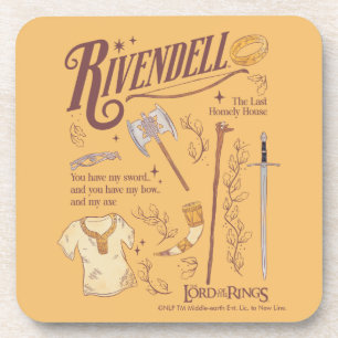 Posavasos Collage Gráfico de Acuarela RIVENDELL™