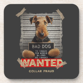 Posavasos Collar Fraudster: The Airedale Terrier