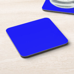 Posavasos Color azul real sólido