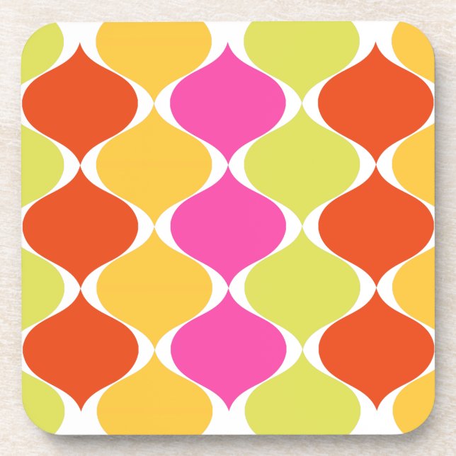 Posavasos Color de fondo mod ogee/diy de PixDezines (Frente)