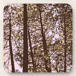 Posavasos color de los árboles