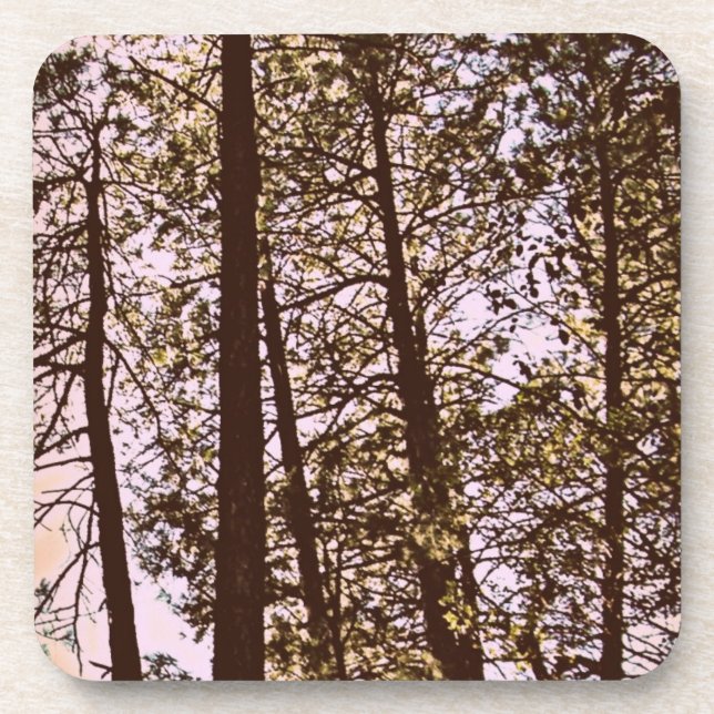 Posavasos color de los árboles (Frente)