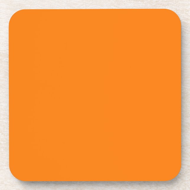 Posavasos Color Naranja (Frente)