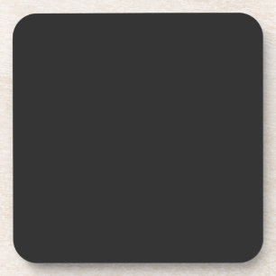 Posavasos Color negro oscuro