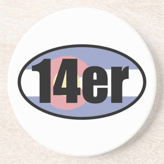 Posavasos Colorado 14ers (Frente)