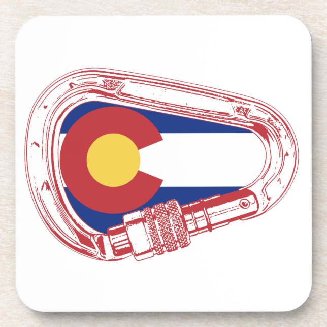 Posavasos Colorado Climbing Carabiner (Frente)