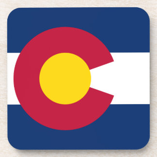 Posavasos Colorado: La bandera del estado centenario de EE.