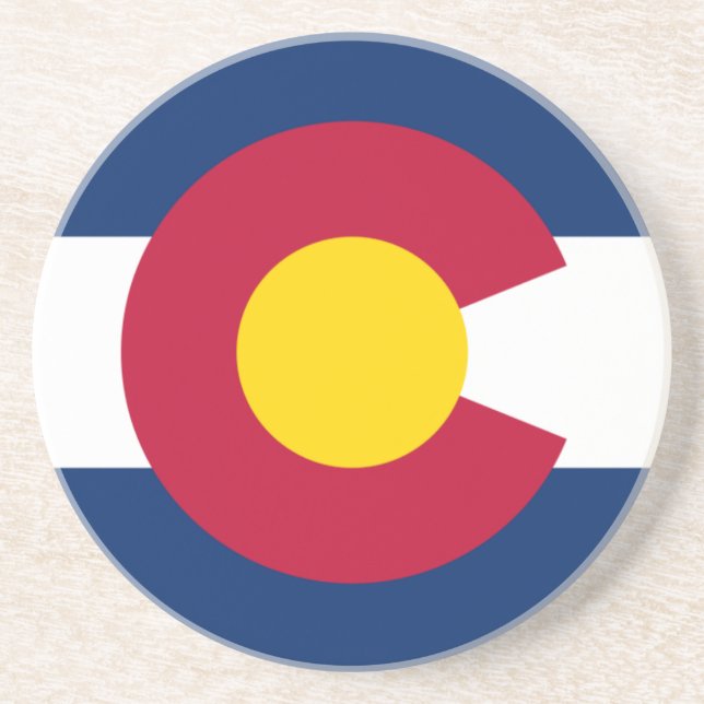 Posavasos Colorado: La centenaria bandera de los Estados Uni (Frente)