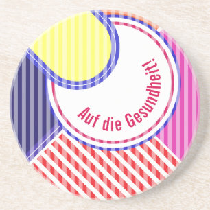 Posavasos Colores atrevidos, buen diseño gráfico