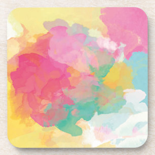 Posavasos Colores de agua Pastel