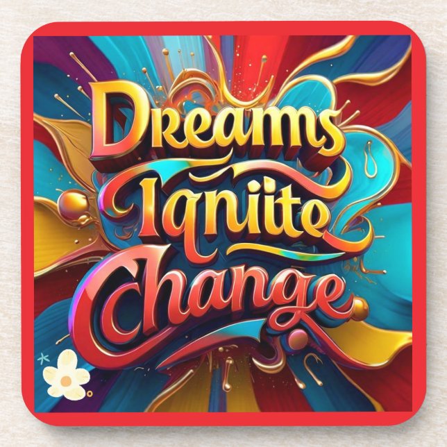 Posavasos "Colores de inspiración" (Frente)