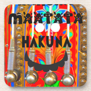 Posavasos Colores del carnaval de samba Hakuna Matata blando