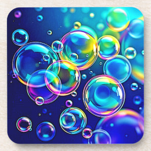 Posavasos Colores mágicos de burbujas