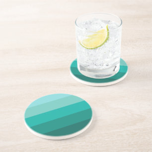 Posavasos Colores Verdes Estriados