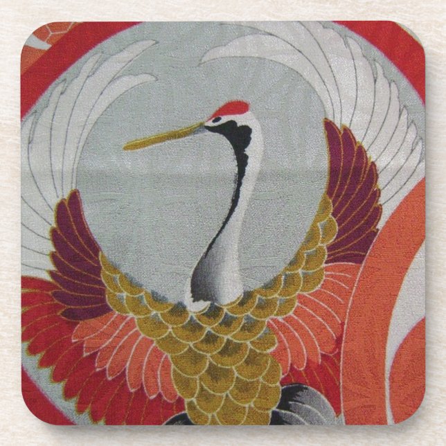 Posavasos Colorful Crane (Frente)