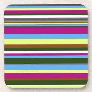 Posavasos Colorida banda de diseño personalizada