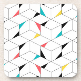 Posavasos Coloridas, modernas, alegres y de moda, cubos aleg