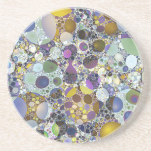 Posavasos Coloridas piedras brillantes Terrazzo