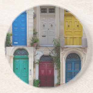 Posavasos Coloridas puertas delanteras en Malta