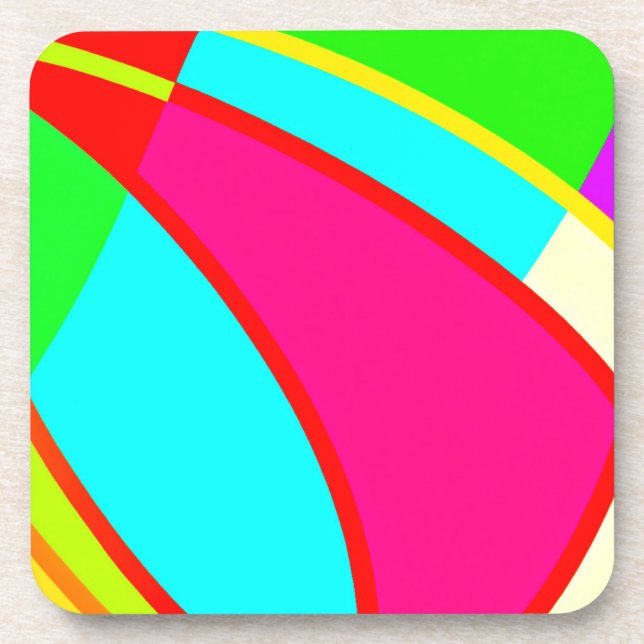 Posavasos Colorido Abstract Patterns Art (Frente)