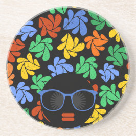 Posavasos Colorido afro amor