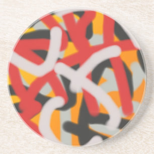 Posavasos colorido arte abstracto 0748