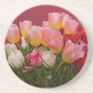 Posavasos Colorido Bouquet de Tulipanes