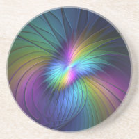Colorido Con Azul Moderno Resumen Arte Fractal
