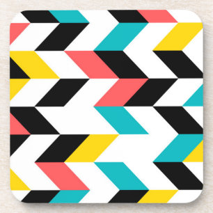 Posavasos Colorido, geométrico, fresco, único, moderno gráfi