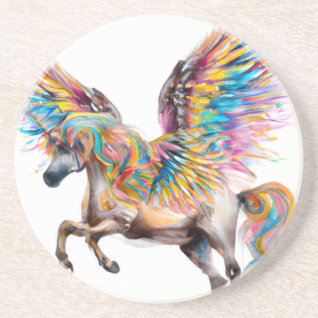 Posavasos Colorido Pegasus (Frente)
