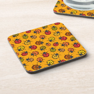 Posavasos Coloridos ladybugs