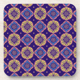 Posavasos Coloridos Patrones de Moda Boho - Conjunto de 6