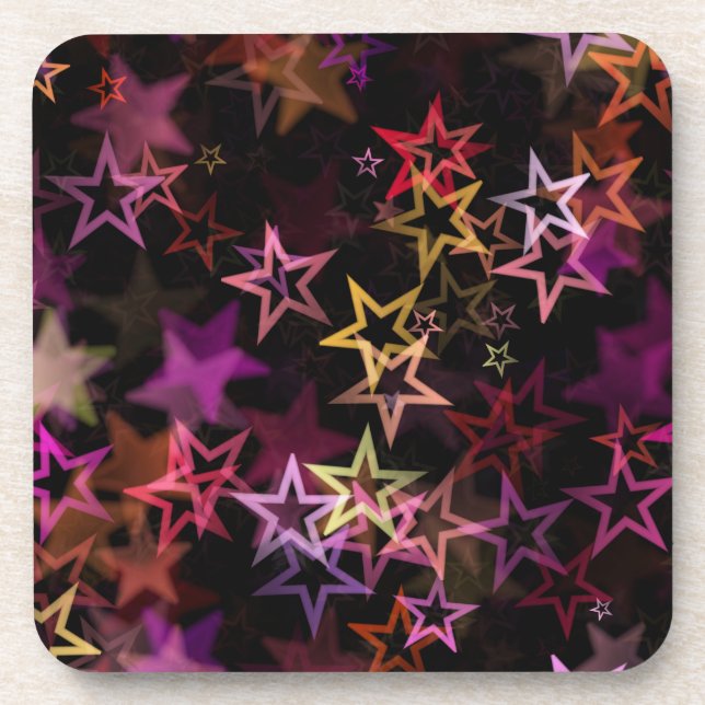 Posavasos Colorous Stars Dance Whimsically (Frente)
