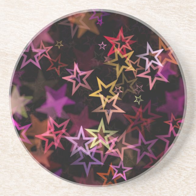 Posavasos Colorous Stars Dance Whimsically (Frente)