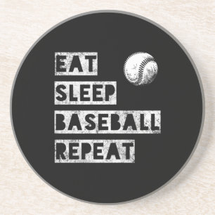 Posavasos Coma el beisbol dormido repetir angustiado