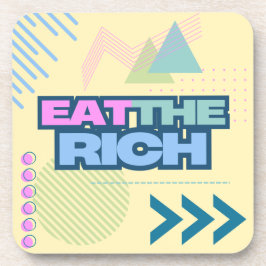 Posavasos Coma los ricos castillos de los años 90