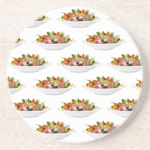 Posavasos Coma más plantas con letras de motivación de ensal