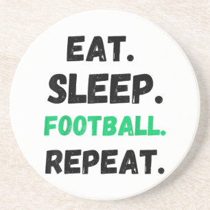 Posavasos Comer Dormir Fútbol Repetir Lindo Comer Dormir Fút