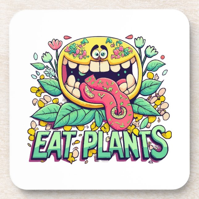 Posavasos Comer Plantas (Frente)