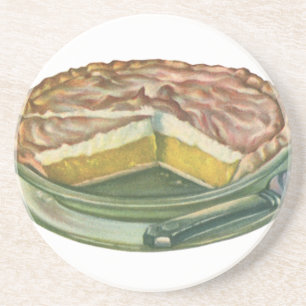 Posavasos Comida Antigüa, Postre de Tarta de Limón con Meren